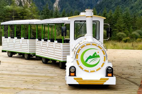 diesel trackless train for large parks