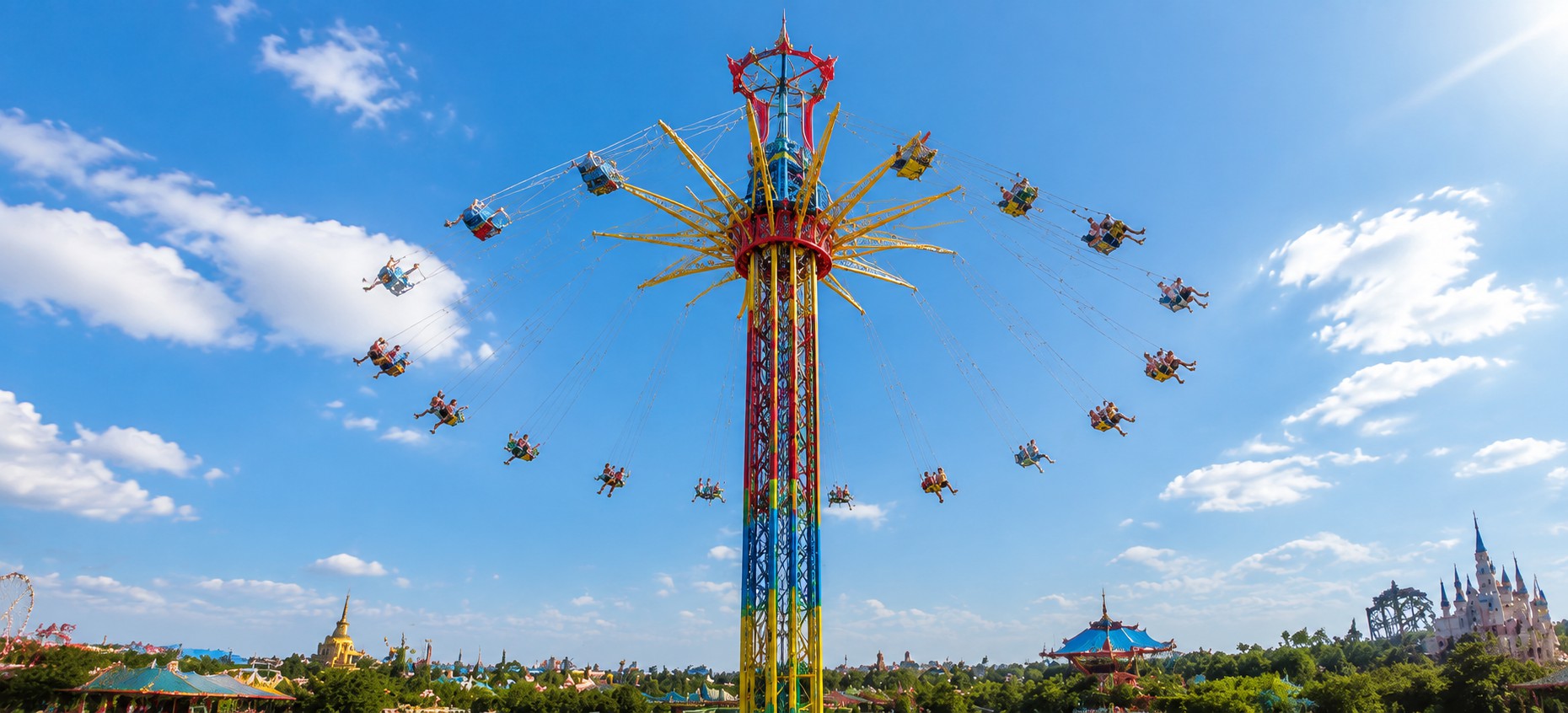 42m sky flyer ride for sale from Dinis